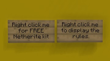 How to make clickable signs in Minecraft Pocket Edition || Bedrock Edition