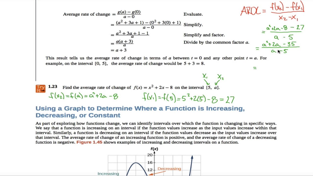 Openstax Precalculus OpenStax PreCalculus Try It 1.23 - YouTube