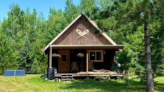 Off Grid Cabin Tour Of The Remodel Well Talk Simple Flooring