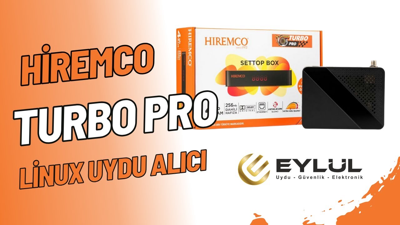 Hiremco Turbo PRO Linux Uydu Alıcısı - YouTube