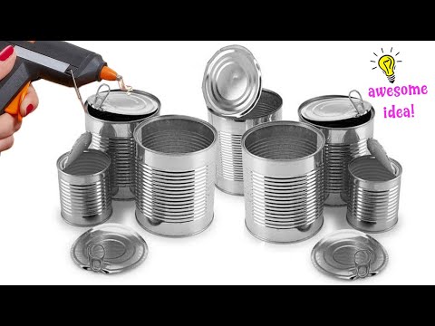 14 BRIGHT IDEAS TO REUSE/RECYCLE TIN CANS| Best Reuse