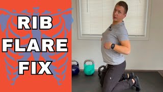 How I Fixed My Rib Flare in Just 2 Minutes!