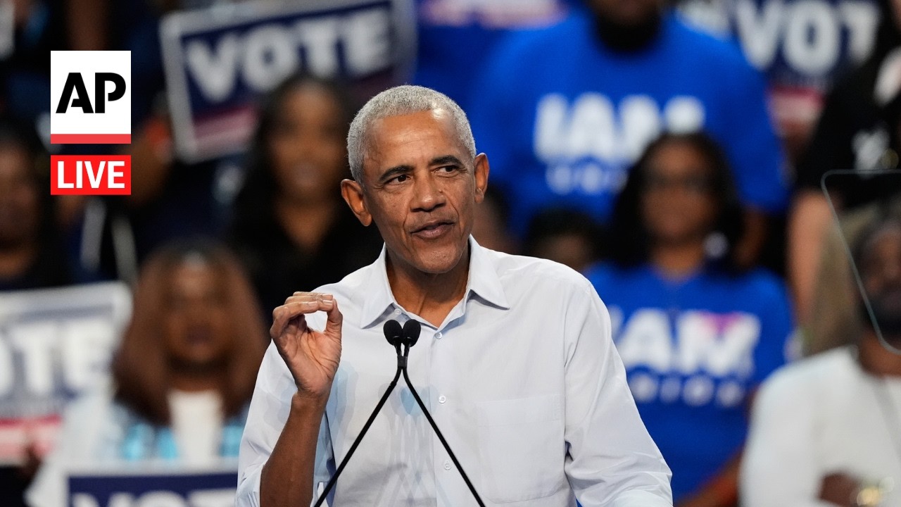 LIVE: Barack Obama speaks at a rally with Jon Ossoff in Atlanta, Georgia