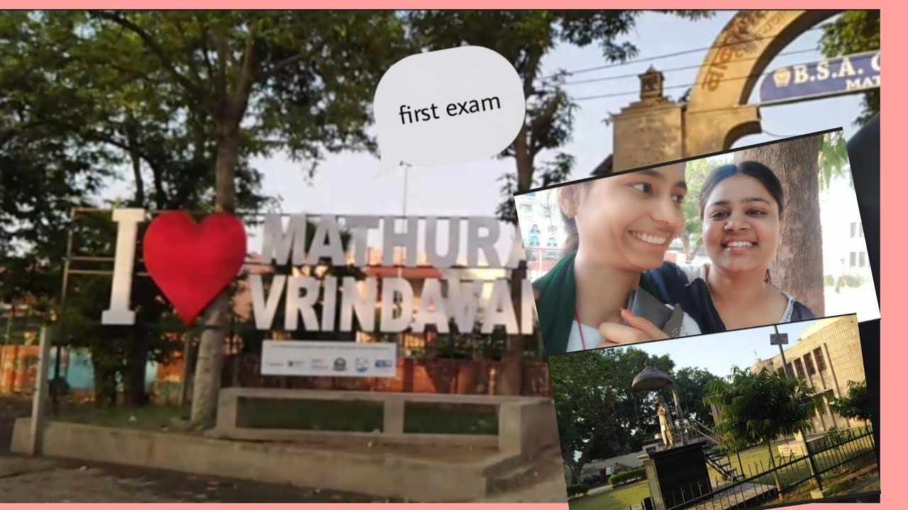 First Semester Exam Vlog l BSA College Mathura exams YouTube First semester exam vlog l bsa college mathura exams youtube