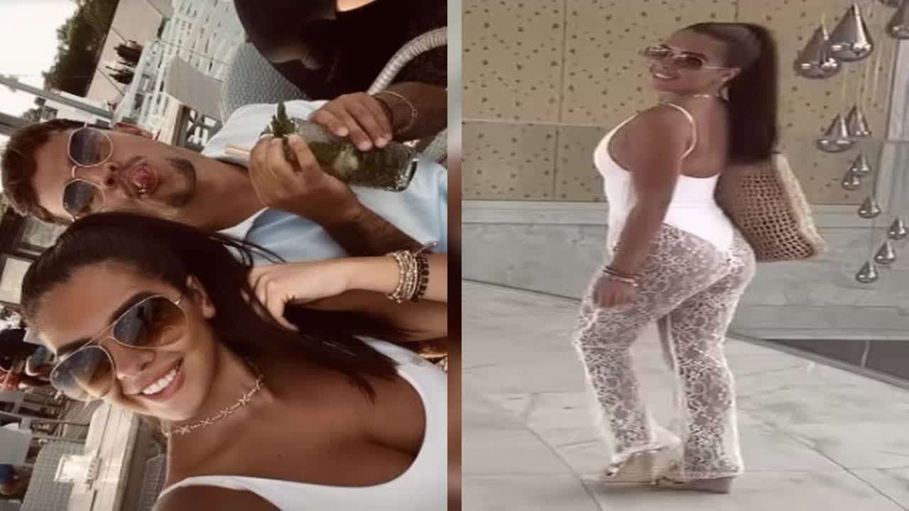 Love Island's Gemma and Luca seal romance on holiday in Portugal