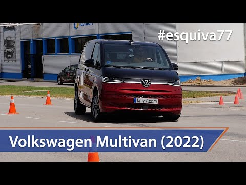 Volkswagen Multivan (2022) - Maniobra de esquiva #esquiva77 (moose test) y #eslalon77 | km77.com