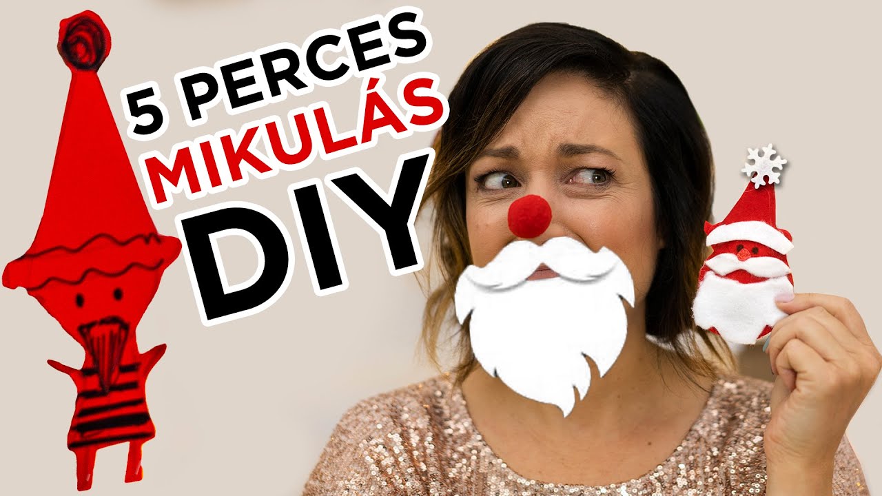 5 perces Mikulás DIY KIHÍVÁS!