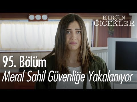 Meral, sahil güvenliğe yakalanıyor - Kırgın Çiçekler 95. Bölüm