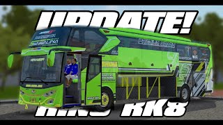 UPDATE LAGI  JETBUS 3+ VOYAGER ANGGA SAPUTRO | HINO RK 8 | MOD BUSSID