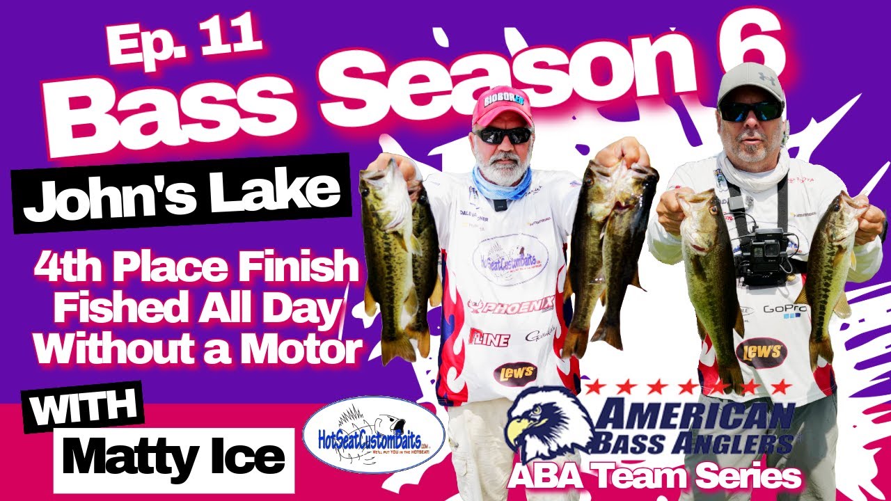 Johns Lake ABA Bass Fishing Tournament We Fished All Day Without a Motor 4th Place Finish