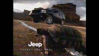 Jeep Grand Cherokee 5.9 Limited world's fastest SUV tortoise & hare 30-second commercial (US, 1997)
