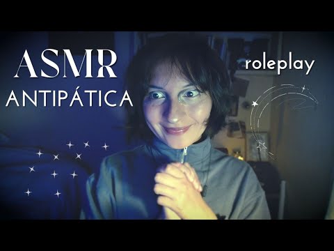 RECEPCIONISTA ESPACIAL ANTIPÁTICA ASMR (sonidos de teclado)