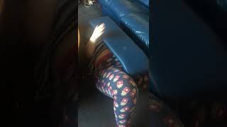 Eve Stuck Under The Couch.