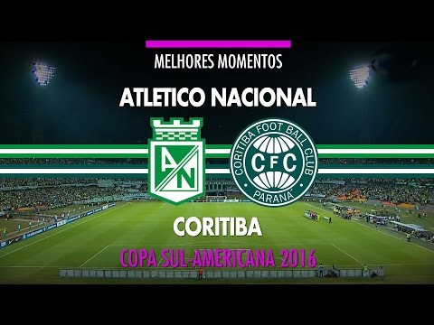 Melhores Momentos - Atletico Nacional 3 x 1 Coritiba - Copa Sul-Americana - 26/10/2016