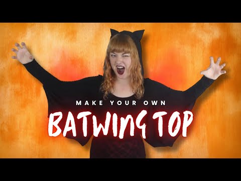 DIY: Add Bat Wings to ANY Top! // Halloween DIY // Re-Upload