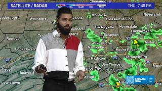Pesky low pressure system finally exits tonight