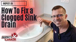 How To Fix A Slow Draining Or Clogged Bathroom Sink