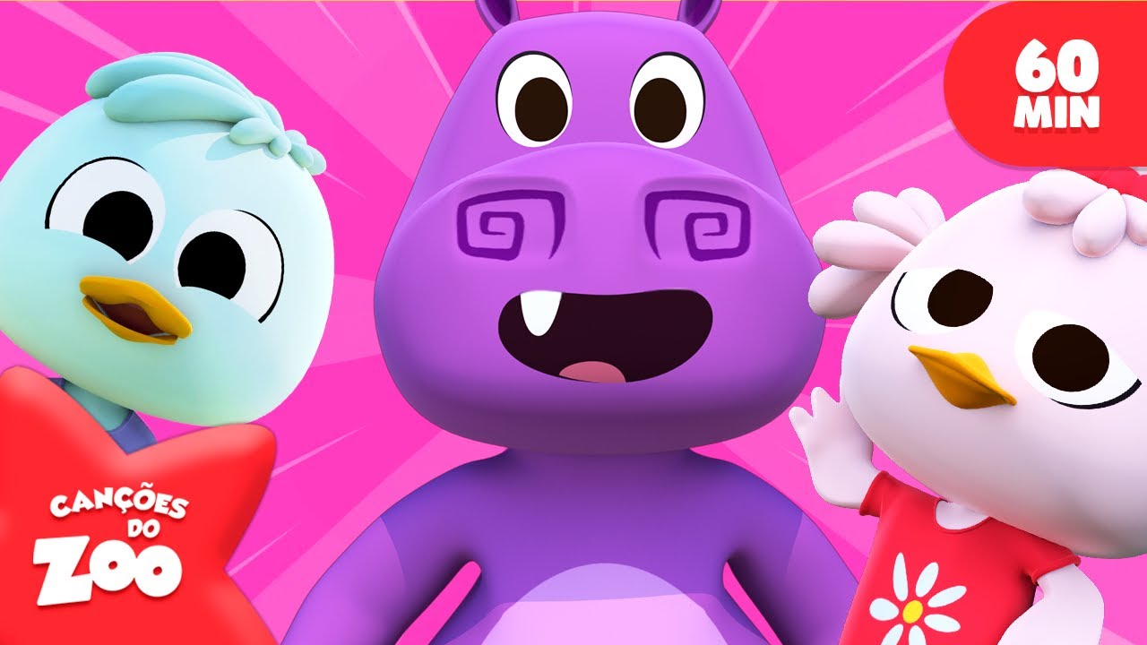⏰ 60 Minutos de Música Divertida do Zoo! | Canções do Zoo
