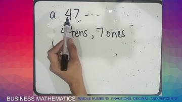 Business Math Lesson 1 Whole Numbers