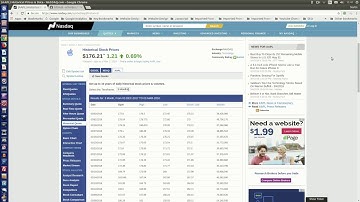 Getting NASDAQ stock data with a Python class