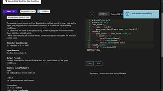 Skillrack Daily Test Solution 03.01.2025