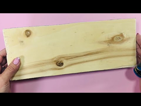 Nunca tires cajas de madera, pinta flores en ellas