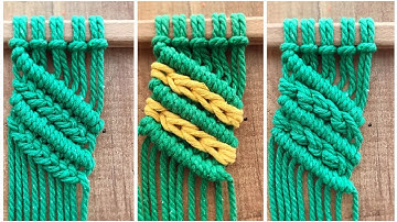 3 stunning Macramé Knots You NEED to Learn!Handmade Art Tutorial (part 12)