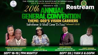 God's vision Carriers | 20th Annual General Convention | September 19, 2026