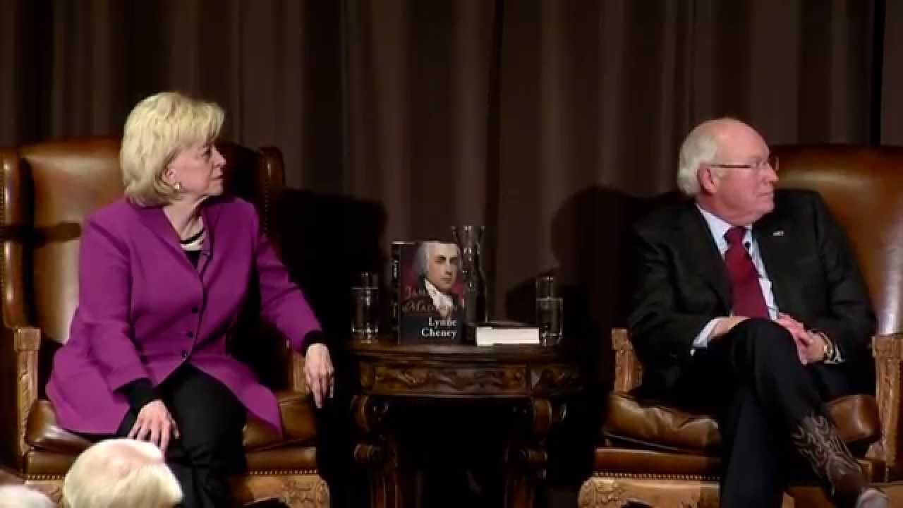 Author Lynne Cheney and former Vice President Dick Cheney at UW: James Madison: A Life Reconsidered