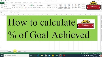 Calculating percent of goal achieved