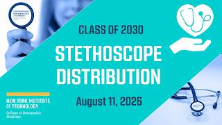 The Stethoscope: Where the Journey Begins | NYITCOM Class of 2030