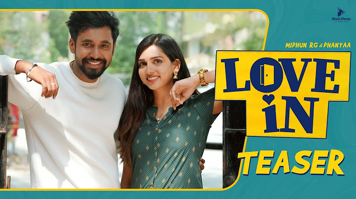Love In - Teaser | Ft Midhun RG | ROM-COM series| Blacksheep studios