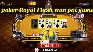 POKER ROYAL FLASH WON GAME VIDEO TRICK TEEN PATTI GOLD screenshot 5