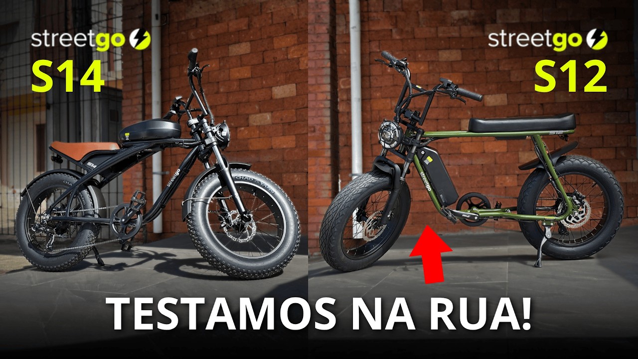 StreetGo S12 vs S14: qual bike elétrica entrega mais por menos? REVIEW COMPLETO