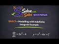 Modelling with Indefinite Integrals - Unit 3 Math Methods