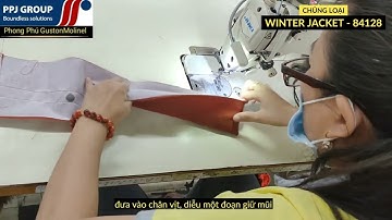 MH84128 May 2 đầu nẹp che canh cữ trên máy+gọt, lộn 2 đầu nẹp+vít góc+diễu nẹp+chặn một điểm | PPGM