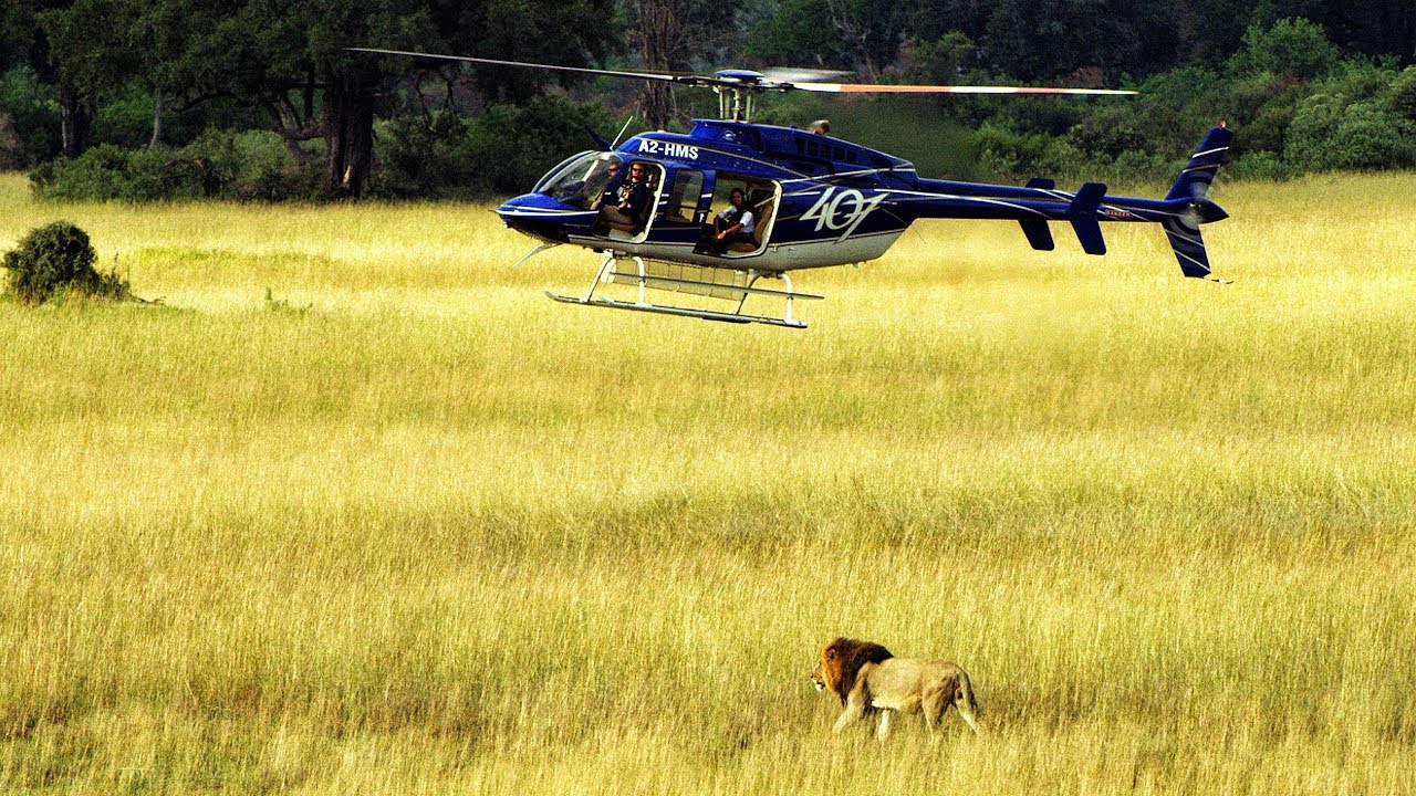 botswana helicopter tour