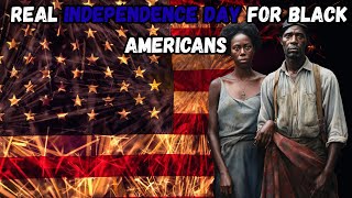 What’s the Real Independence Day for Black Americans? #independenceday #juneteenth #4thofjuly2025