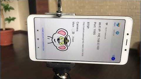 Free Security Camera - Reuse your old smartphone as a surveillance IP camera