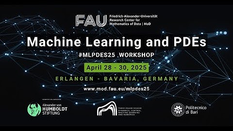 #MLPDES25 Workshop: Machine Learning and PDEs (2025)