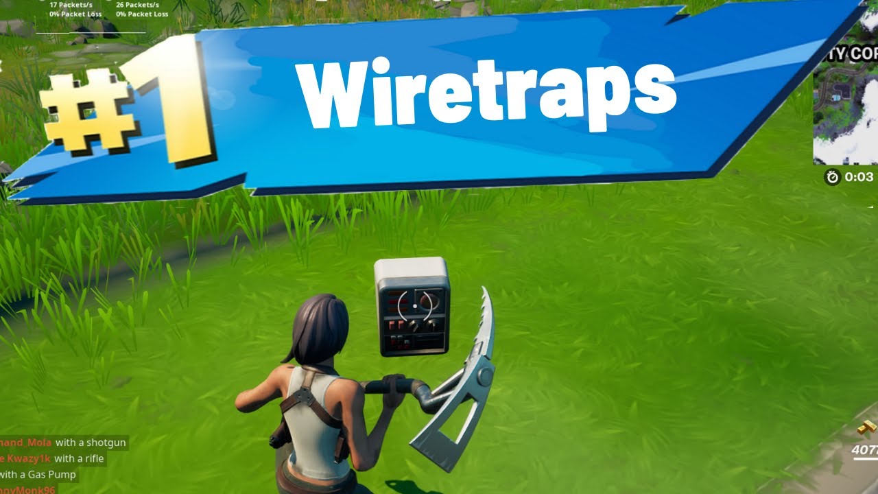 Plant wiretraps at different key locations