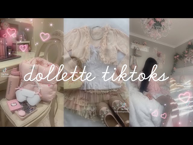 🎀 dollette/girly/pink tiktok compilation (part 2) class=