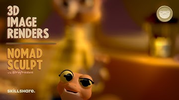 Creating 3D Renders with Nomad Sculpt - Live Stream