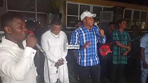 Woli Agba , Dele Omo Woli & Lanre Teriba On Stage At Laide Bakare 40th Birthday Party