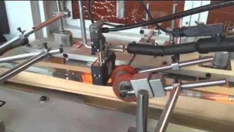 New G350J sharp bottom paper bag machine with printing function