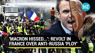 'Macron Under Siege, Hissed At...': French President Faces Heat At Home Over Anti-Russia Proposal