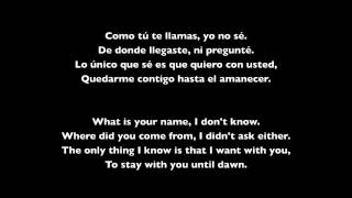 Nicky Jam - Hasta El Amanecer (Letra Inglés y Español) (HD)