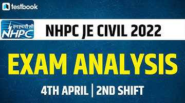 NHPC JE Civil Analysis 2022 | 4 April Shift  | NHPC JE Exam Review + Asked Questions | Vaibhav Sir