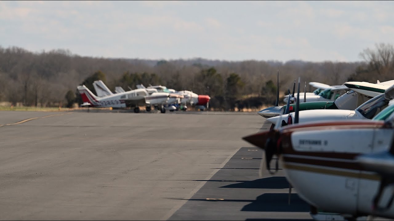 General Aviation Airport B-Roll licensable