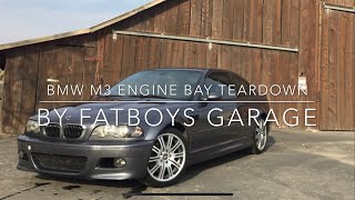 HOW to:  BMW E46 M3 Engine Bay disassembly for Maintenance Work
